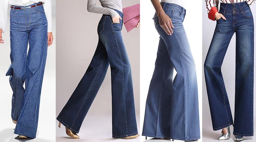 Как называются джинсы широкие от бедра. Фасон широких джинс. Широкие джинсы классика. Прямые джинсы на широкие бедра. Название джинс которые широкие от бедра.